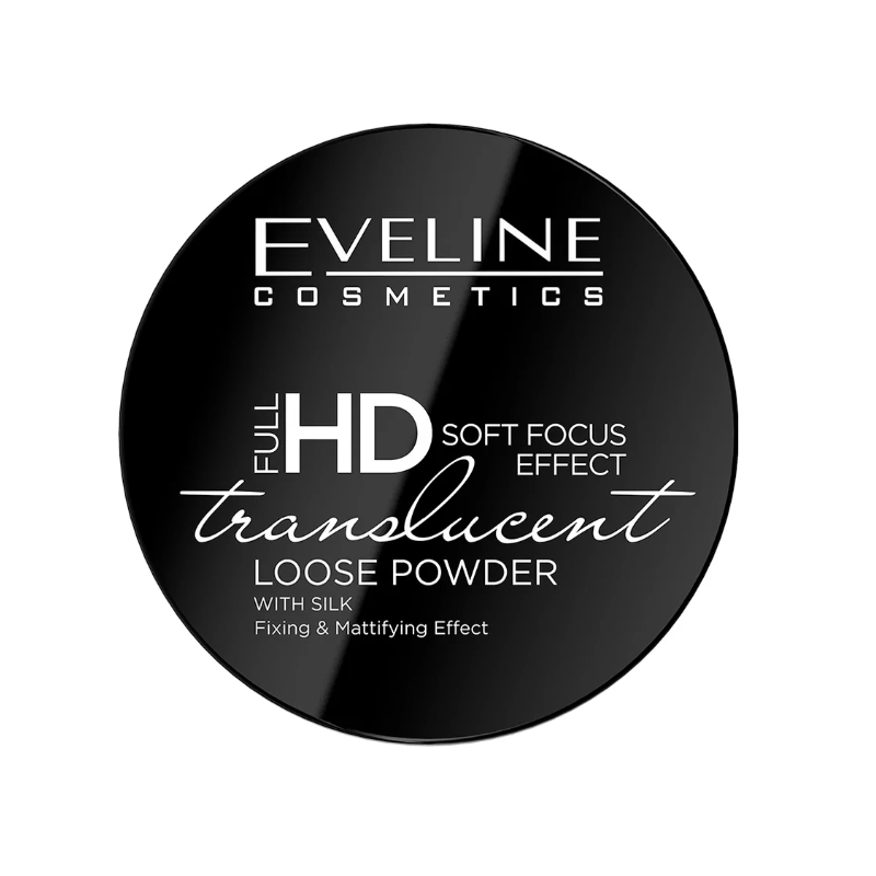 EVELINE Full HD Utrwalająco-Matujący Puder Sypki Z Jedwabiem 6g