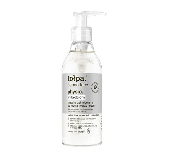 TOŁPA Dermo Face Physio Mikrobiom Łagodny Żel Micelarny 195ml