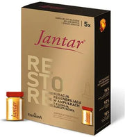 FARMONA - Jantar Restore Kuracja Regenerujaca W Ampulkach Z esencja Bursztynowa 5 Sztuk