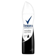 REXONA Invisible Black+White Antyperspirant W Sprayu Dla Kobiet 150ml