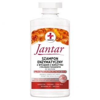 Jantar Szampon Enzymatyczny z Wyciągiem z Bursztynu 330ml