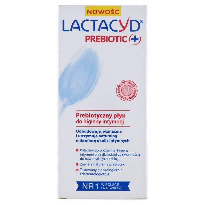 LACTACYD Prebiotic+ Prebiotyczny Płyn Do Higieny Intymnej 200 ml