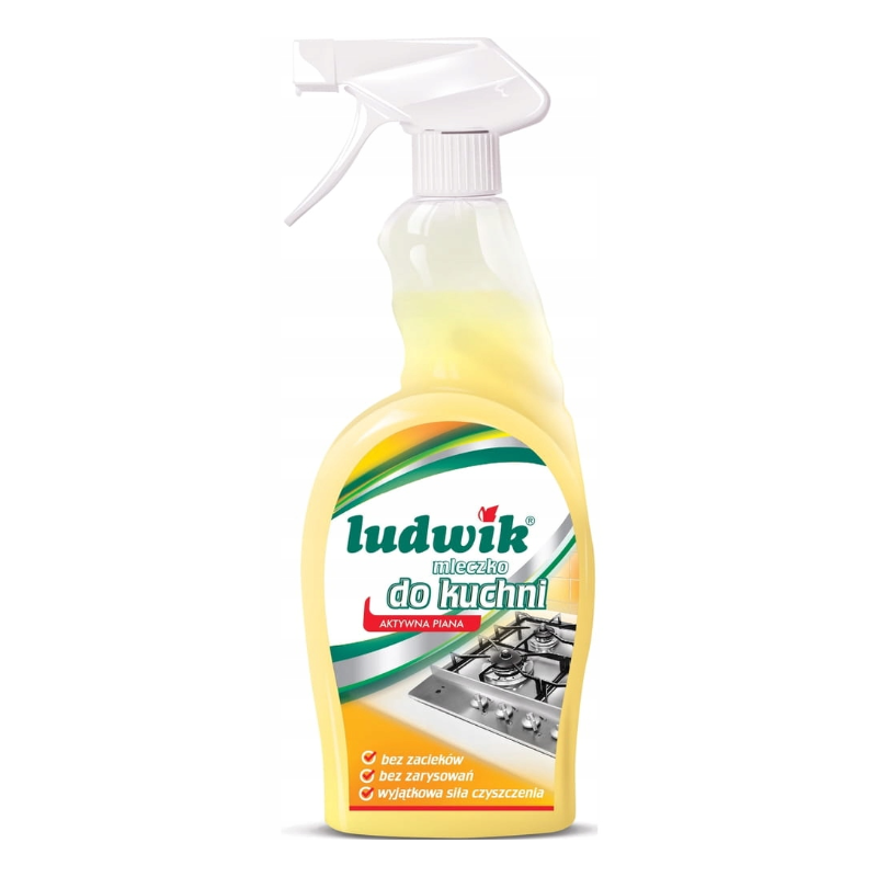 LUDWIK Mleczko Do Czyszczenia Kuchni Aktywna Piana Spray 750 ml