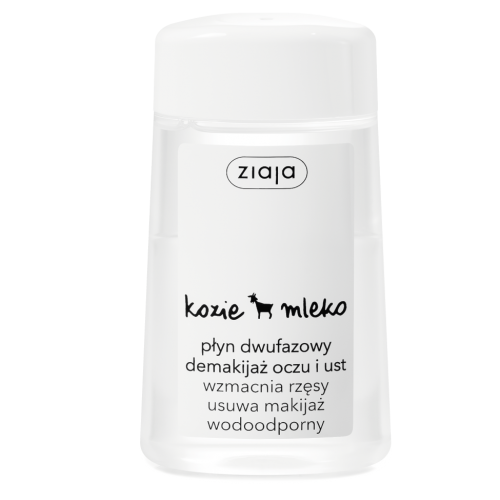 ZIAJA Kozie Mleko Płyn Dwufazowy Do Demakijażu Oczu I Ust 120ml