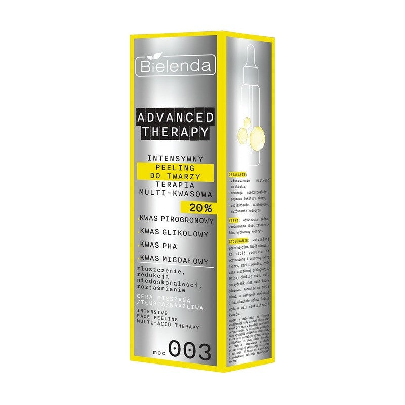 BIELENDA Advanced Therapy Peeling Do Twarzy Terapia Multi-Kwasowa 30ml