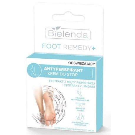 BIELENDA Foot Remedy Odświeżający Antyperspirant Krem Do Stóp 50ml