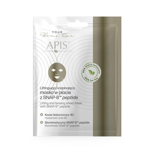 APIS Liftingująca I Napinająca Maska W Płacie Z SNAP-8 MT Peptide  20 g