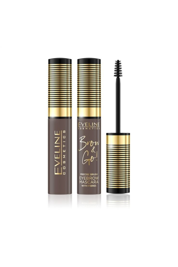 EVELINE Brow & Go! Eyebrow Mascara Tusz Do Brwi 01 Jasny 6ml
