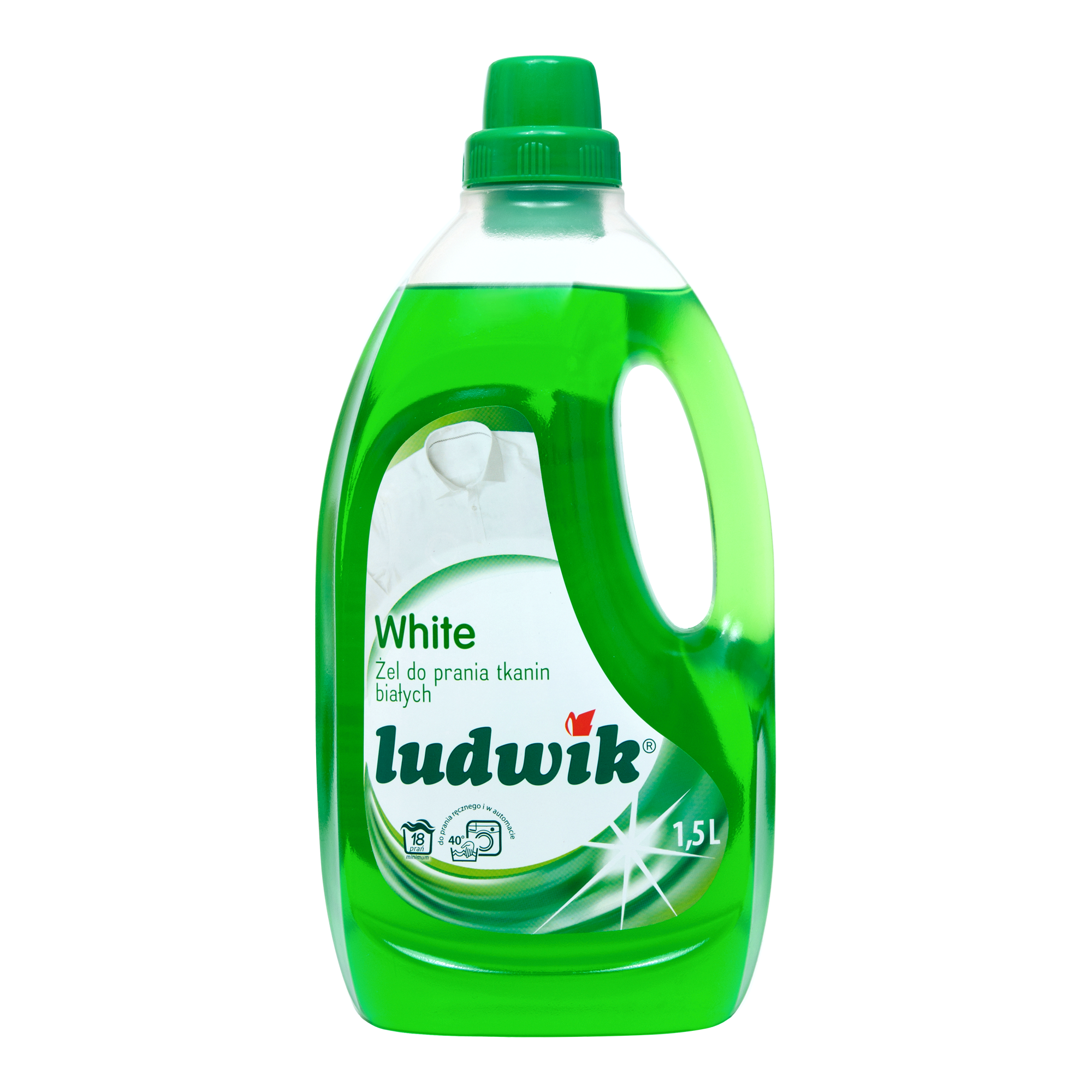 LUDWIK WHITE Zel Do Prania Tkanin bialych 1,5L