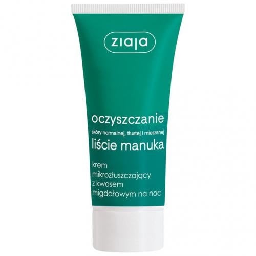 Oczyszczenie Liscie Manuka Krem Mikrozłuszczający Na Noc 50ml