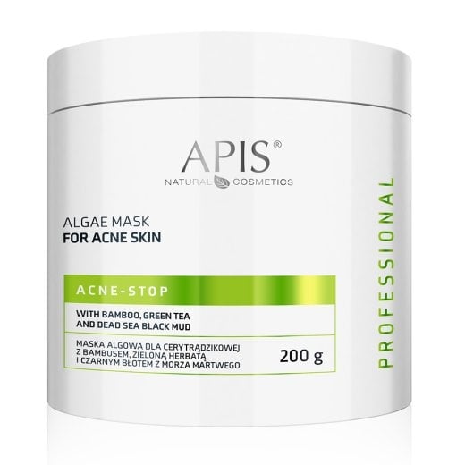 APIS - Acne-Stop Maska Algowa dla Cery Tradzikowej z Bambusem i Jonizowanym Srebrem 200 g