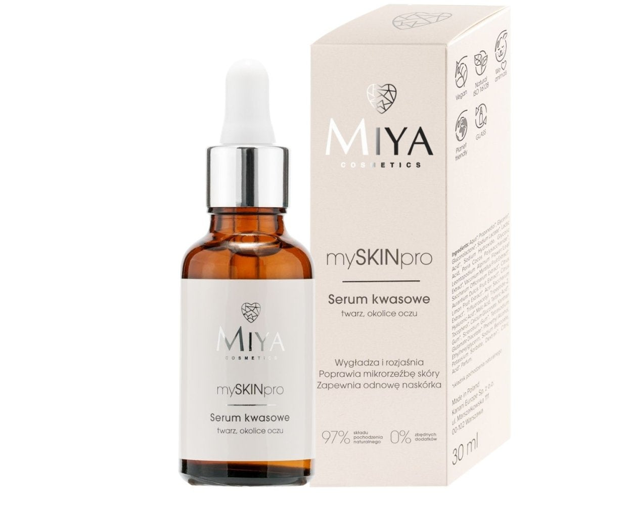 MIYA Cosmetics mySKINpro Serum kwasowe, 30ml