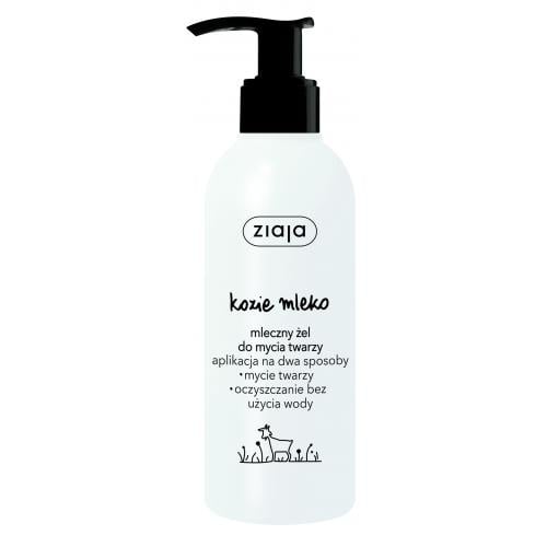 ZIAJA Kozie Mleko Mleczny Żel Do Mycia Twarzy 200ml