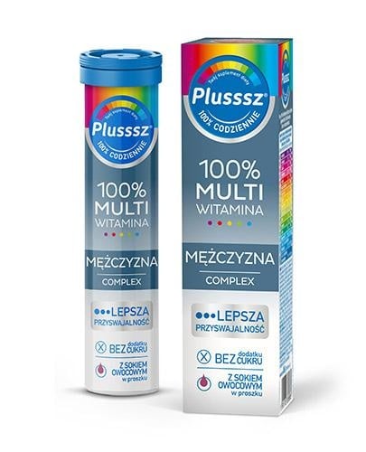Multiwitamina 100%  Mężczyzna Complex 20 tabletek