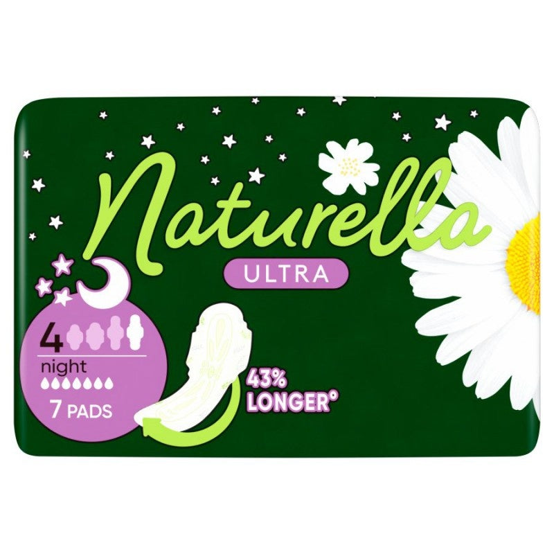 NATURELLA Ultra Night Camomile Podpaski Ze Skrzydełkami 7 Sztuk