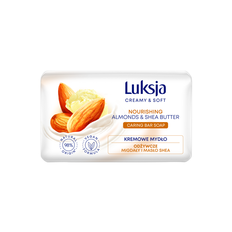 LUKSJA Kremowe Mydło W Kostce Migdał 90g