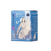 CLEANIC Pure Cotton Podpaski Na Noc 10sztuk