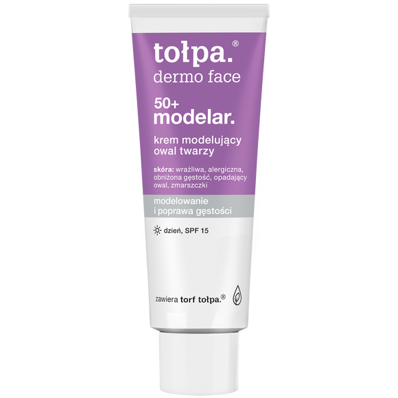 TOŁPA Dermo Face Modelar 50+ Krem Modelujący Owal Twarzy Na Dzień 40ml