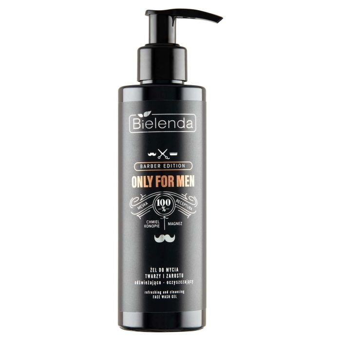 BIELENDA Only For Men Żel Do Mycia Twarzy  I Zarostu 190ml