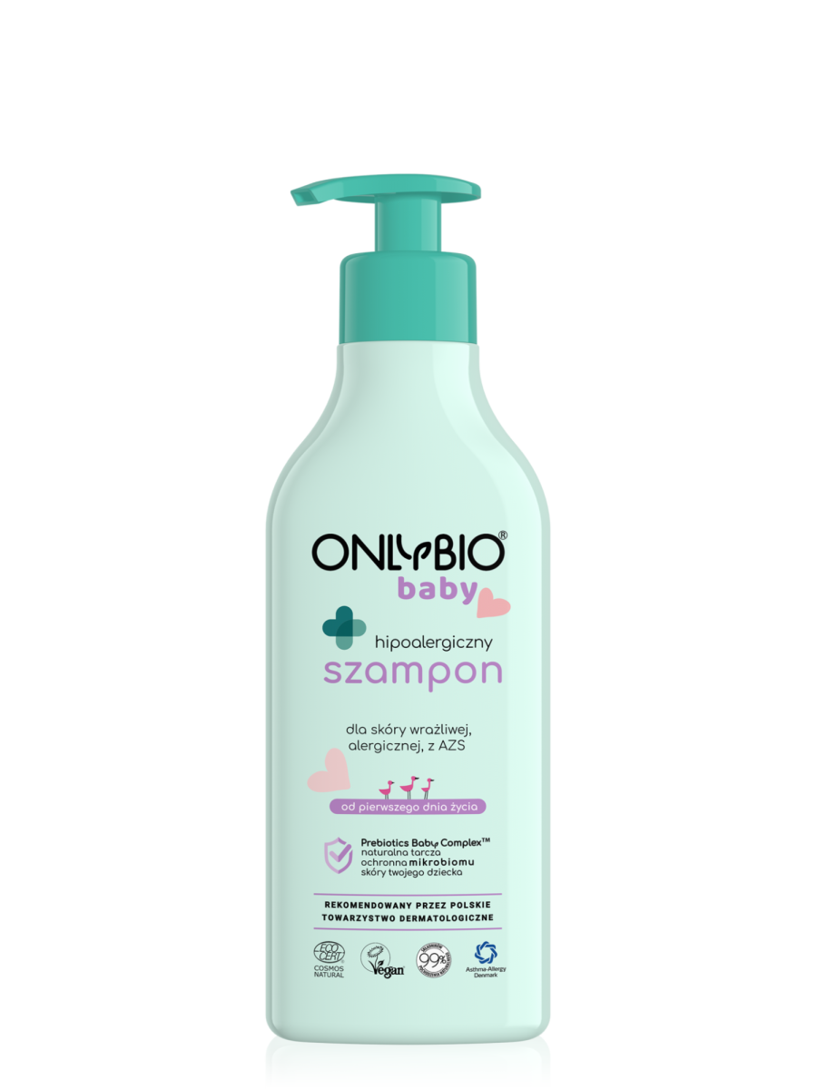 ONLYBIO Baby Hipoalergiczny Szampon Od Pierwszego Dnia Zycia 300 ml