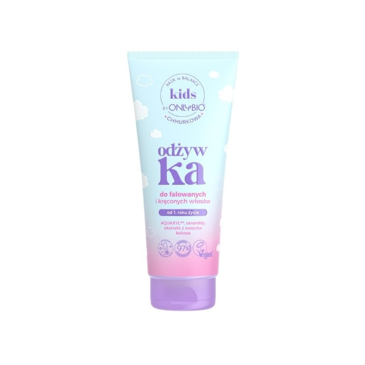 Hair in Balance Kids by ONLYBIO Chmurkowa Odżywka do Falowanych i Kręconych Włosów 200 ml