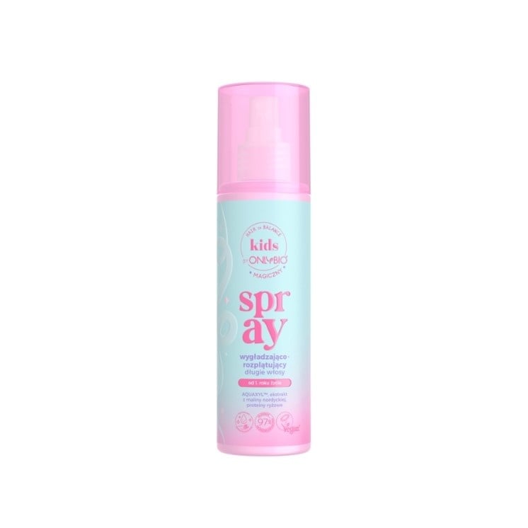 Hair in Balance Kids by ONLYBIO Magiczny Spray Wygładzająco - Rozplątujący Długie Włosy 200 ml