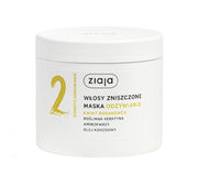 Ziaja- Wlosy zniszczone maska odzywiane kwiat bananowca -350 ml