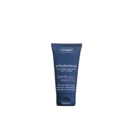 ZIAJA Jagody Acai  Krem Na Twarz I Szyję Odżywczo-Regenerujący 50ml