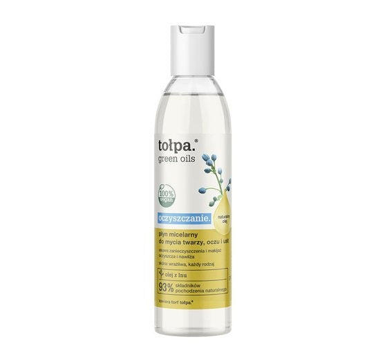TOŁPA Green Oils Oczyszczenie Płyn Micelarny Do Twarzy 200ml