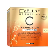 EVELINE C Perfection 70+ Odżywczy Krem Poprawiający Owal Twarzy 50ml