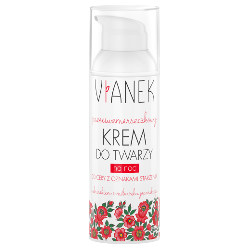 Vianek Przeciwzmarszczkowy Krem do Twarzy na Noc 50ml