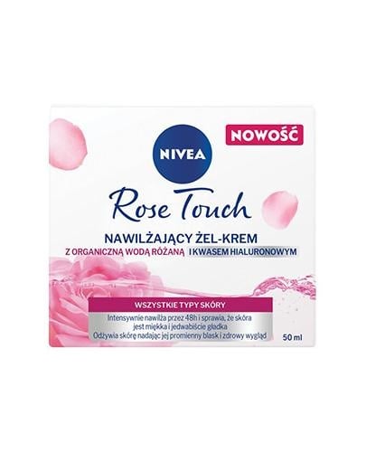 Rose Touch Moisturizing Gel-Cream with Rose Water & Hyaluronic Acid 50ml