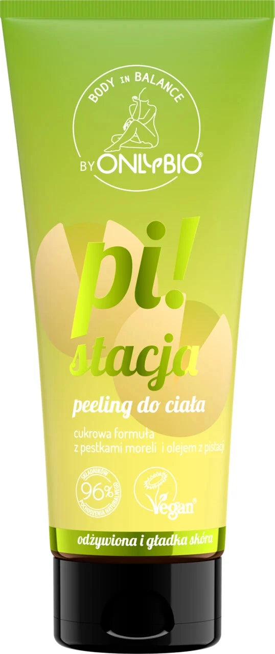 ONLYBIO Peeling do ciała Pistacja 200 ml
