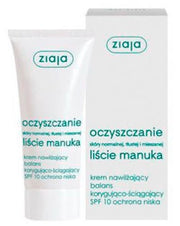 Oczyszczanie Liscie Manuka Krem Nawilzajacy Balans SPF 10 50ml