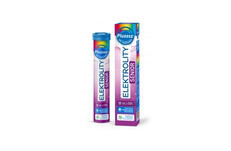 PLUSSSZ Elektrolity Dla Seniorow 24 Tabletki