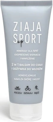 ZIAJA -SPORT 2W1 BALSAM D/CIAŁ I ODŻYWKA DO WŁOSOW 200ML
