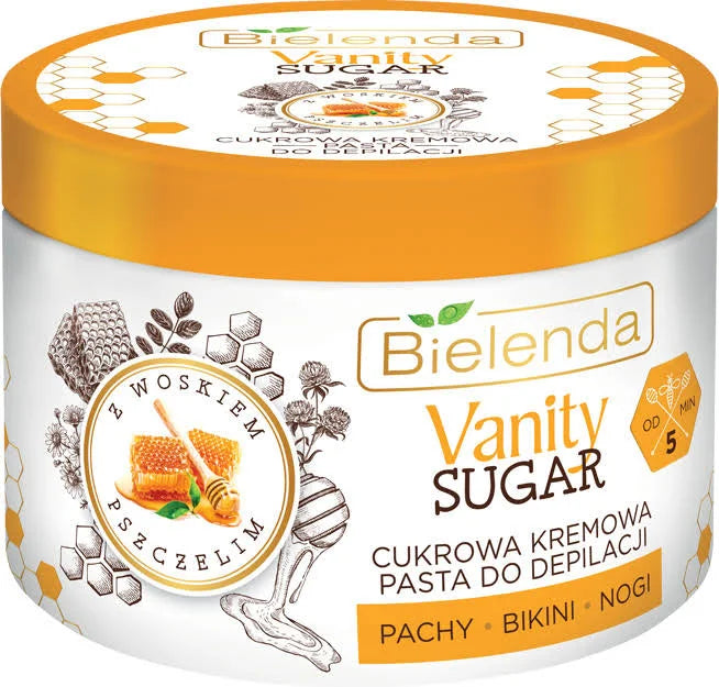 BIELENDA- VANITY SUGAR CUKROWA PASTA DO DEPILILACJI Z WOSKIEM , 100ML