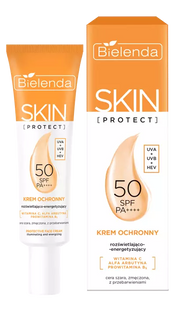 BIELENDA- SKIN PROTECT KREM OCHRONNY SPF50 ROZŚWIETLAJACO/ENERGETYZUJACY , 50ml