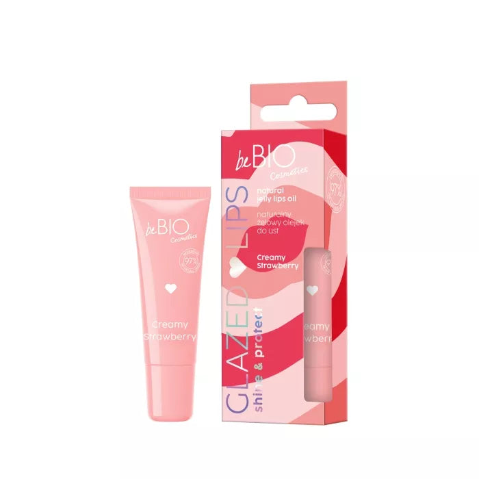 BE BIO-Bebio Olejek Do Ust Zelowy Creamy Strawberry 10 ML