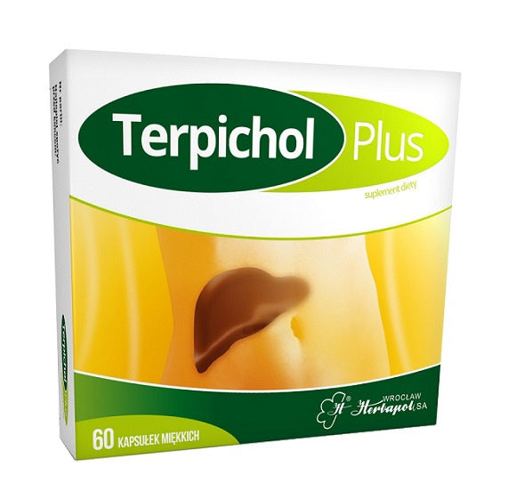 TERPICHOL PLUS- Wspomaganie Wątroby i Trawienia 60 kaps