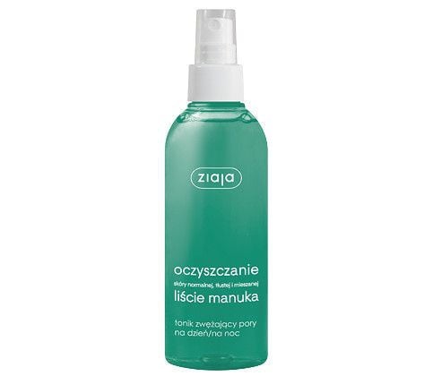 ZIAJA Liście Manuka Oczyszczający Tonik Zwężający Pory 200ml