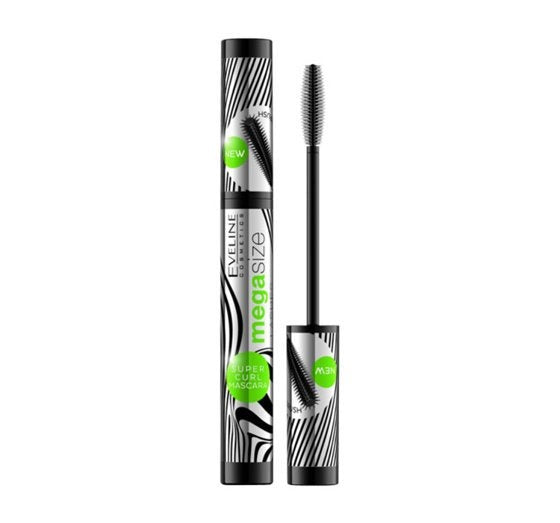 Mega Size Lashes Super Curl Wydłużająco-Podkręcający Tusz Czarny 10ml