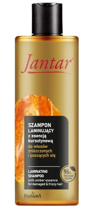 JANTAR - Szampon Laminujacy do wlosow zniszczonych i puszacych sie 300ml