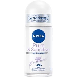 NIVEA Pure&Sensitive Antyperspirant Dla Kobiet Roll On 50ml